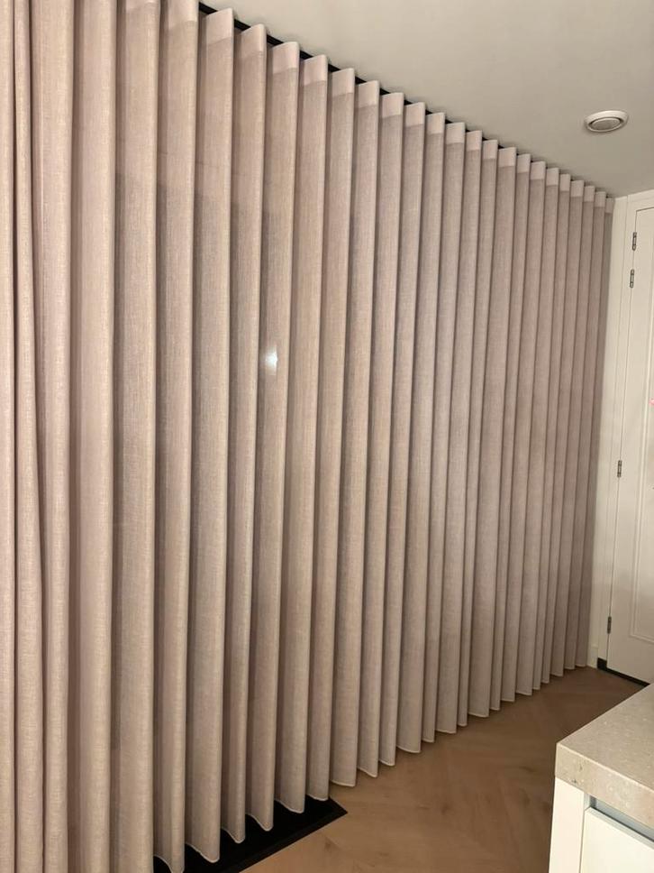 Inbetween gordijnen beige wave, Huis en Inrichting, Stoffering | Gordijnen en Lamellen, Nieuw, 200 cm of meer, 200 cm of meer