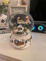 Kerst Sneeuwbol met Kerstman en Rendier, Huis en Inrichting, Ophalen of Verzenden, Zo goed als nieuw
