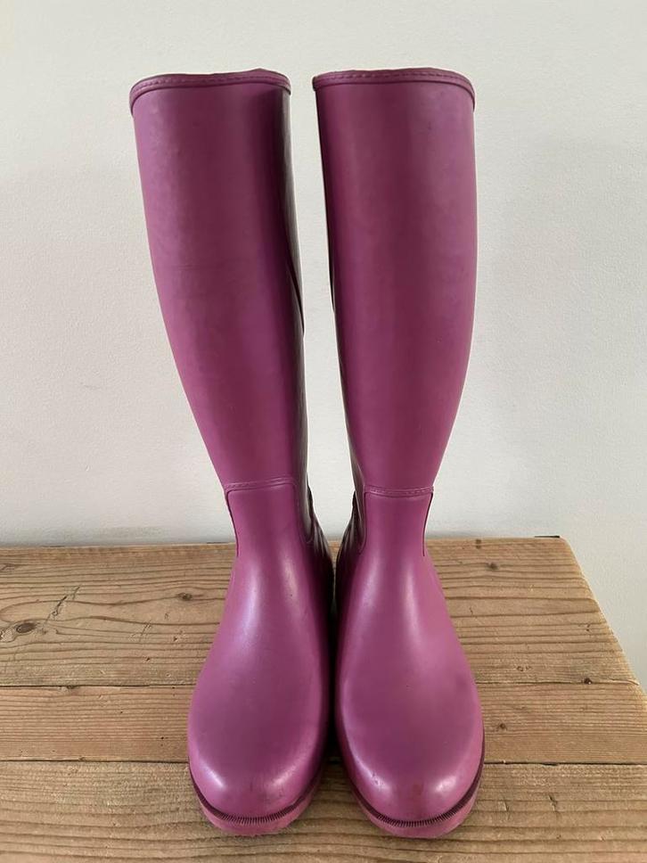 roze hoge regenlaarzen maat M/39, Kleding | Dames, Schoenen, Gedragen, Regenlaarzen, Roze, Ophalen of Verzenden