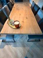 Eiken Tafelblad van Zwaartafelen 240x100cm (ZWAARTAFELEN), Huis en Inrichting, 100 tot 150 cm, Eikenhout, 200 cm of meer, Ophalen of Verzenden