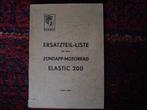 Zündapp Elastic 200 1954 motorrad ersatzteil list, Ophalen of Verzenden, Overige merken
