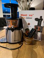 Montana slowjuicer JT2013B, zeer goede staat, Witgoed en Apparatuur, Juicers, Ophalen of Verzenden, Zo goed als nieuw, Elektrisch