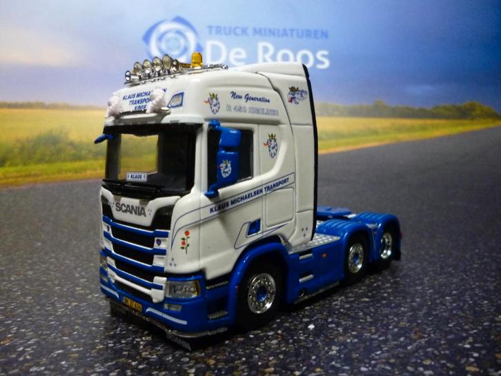 WSI Scania Klaus Michaelsen, Hobby en Vrije tijd, Modelauto's | 1:50, Nieuw, Bus of Vrachtwagen, Wsi, Ophalen of Verzenden