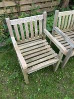 4 x tuinstoel hardhout teak, Ophalen, Gebruikt, Hout