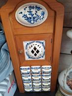 Vintage Kruidenkastje met Keramische Lades, Ophalen of Verzenden, Gebruikt