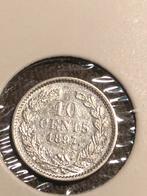 1897 Wilhelmina 10 Cent, Zilver, Ophalen of Verzenden, 10 cent, Koningin Wilhelmina