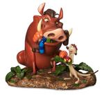 Disney parks lion king timon en pumba beeld, Ophalen of Verzenden, Leeuwenkoning of Jungle Boek, Zo goed als nieuw, Beeldje of Figuurtje
