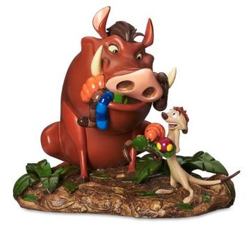 Disney parks lion king timon en pumba beeld beschikbaar voor biedingen