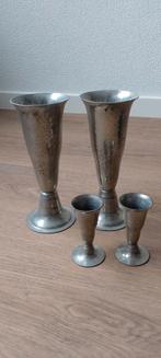 Antieke GERO tin vazen, Antiek en Kunst, Antiek | Tin, Ophalen of Verzenden