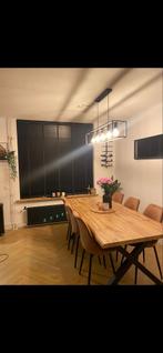 Decosol zwarte houten jaloezie 180x220cm, Huis en Inrichting, Stoffering | Gordijnen en Lamellen, Ophalen, Gebruikt, 200 cm of meer