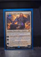 Tezzeret, Cruel Captain - Magic the gathering, Hobby en Vrije tijd, Ophalen of Verzenden, Zo goed als nieuw, Losse kaart