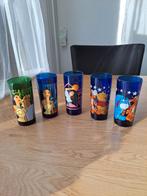 Disney longdrinkglazen groen en blauw., Ophalen of Verzenden, Winnie de Poeh of vrienden, Zo goed als nieuw, Servies