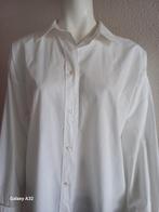 Witte oversized overhemd blouse van H&M, maat L, H&M, Wit, Maat 42/44 (L), Ophalen of Verzenden