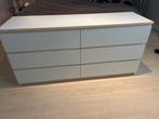 Ikea Malm ladekast met 6 lades, Huis en Inrichting, Ophalen, Kunststof, Gebruikt, 5 laden of meer
