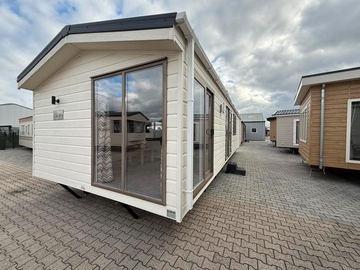 Schitterend chalet inclusief jaarplaats (Veluwe) is te koop!, Caravans en Kamperen, Stacaravans, tot en met 4, Ophalen