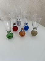 6 vintage borrel glaasjes, Ophalen, Zo goed als nieuw, Borrel- of Shotglas