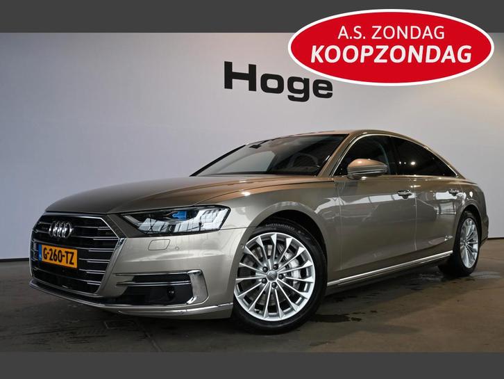 Audi A8 55 TFSI quattro Automaat Pro Line Plus NightVision N, Auto's, Audi, Bedrijf, Te koop, A8, 360° camera, 4x4, ABS, Achteruitrijcamera