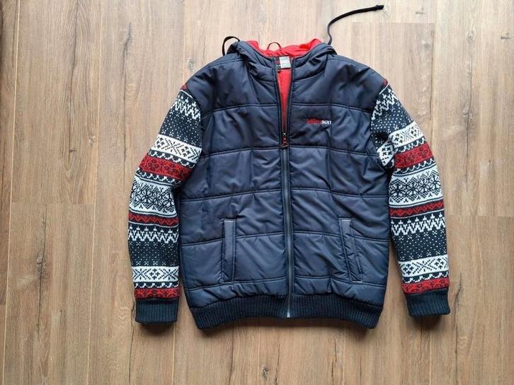 Tussenjas Bjornson in hele nette staat., Kleding | Dames, Jassen | Winter, Zo goed als nieuw, Maat 46/48 (XL) of groter, Blauw