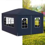 Partytent, Paviljoen, 3x4, opvouwbaar, Met Zijwanden, Blauw, Opvouwbaar, Partytent, Minder dan 2 meter, Minder dan 4 meter