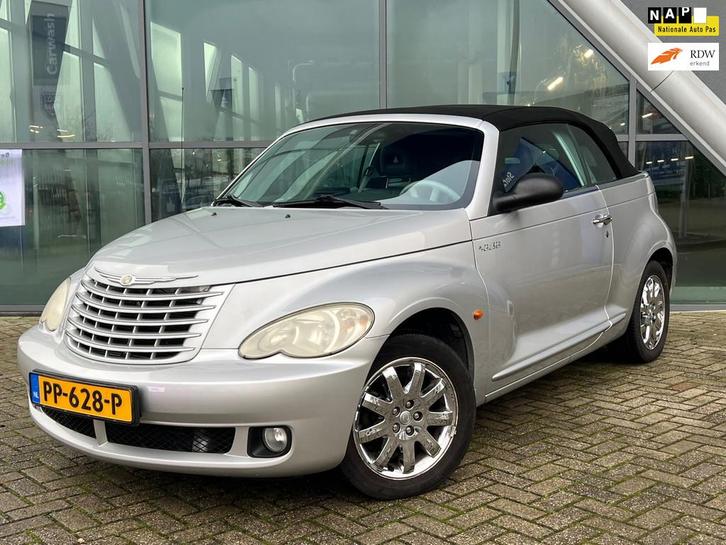 Chrysler PT Cruiser Cabrio 2.4i Limited Cabrio, Leder, Cruis, Auto's, Chrysler, Bedrijf, Te koop, PT Cruiser, ABS, Airbags, Airconditioning