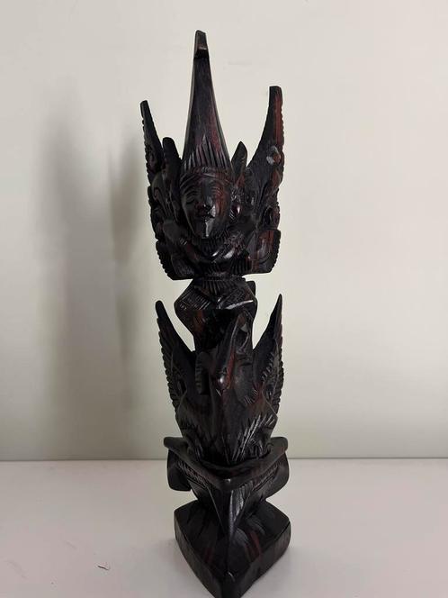 LOT: 2508T-Garuda Beeld met Vleugels - Handgesneden, Antiek en Kunst, Kunst | Beelden en Houtsnijwerken, Ophalen of Verzenden