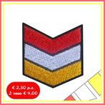 Oeteldonk Embleem – Schild rood-wit-geel, Oeteldonk, Carnaval, Verzenden, Nieuw