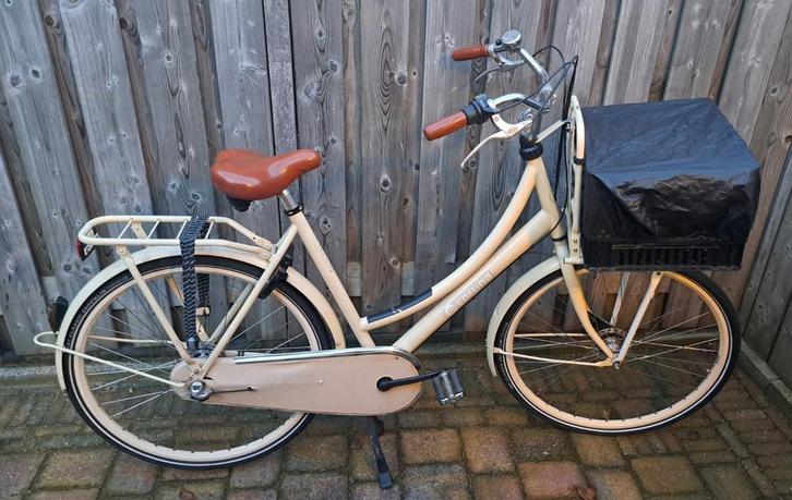 Cortina Roots cremekleur. Frame 57cm met 3 versnellingen, Fietsen en Brommers, Fietsen | Dames | Damesfietsen, Zo goed als nieuw