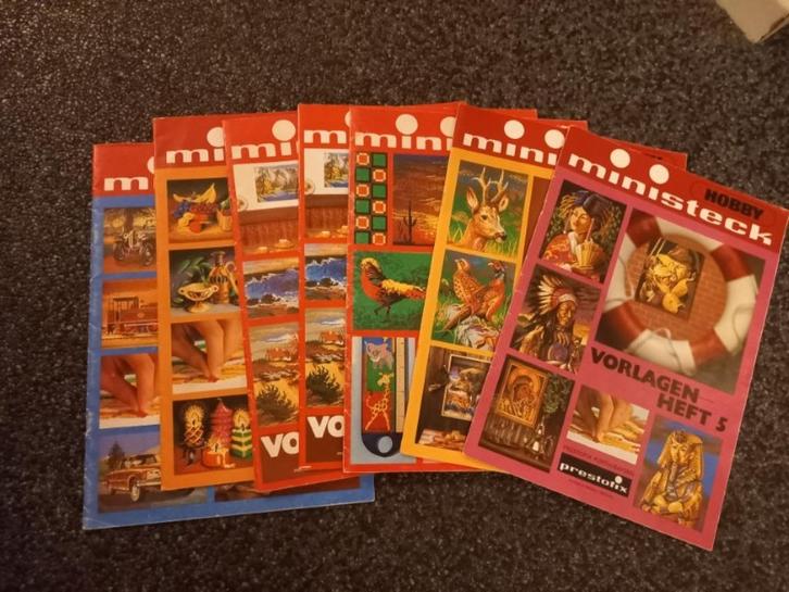 * Ministeck Prestofix voorbeeldboeken 1980 *, Hobby en Vrije tijd, Ministeck, Zo goed als nieuw, Voorbeeldboek, Verzenden