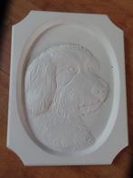 gipsen plaquette hond om te verven, Ophalen of Verzenden, Zo goed als nieuw, Knutselen