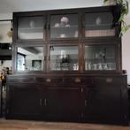 Teakhouten buffet kast bestaat uit 2 delen, Huis en Inrichting, Kasten | Buffetkasten, Ophalen, Zo goed als nieuw, 25 tot 50 cm