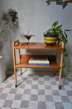 Tijdschriften trolley/bijzettafel van hout, Ophalen