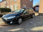 Peugeot 407 2.0 16V SW 2006 Zwart, Auto's, Voorwielaandrijving, 136 pk, 74 €/maand, 4 cilinders