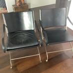 stoel design Flexform Carlotta 2 stuks, Huis en Inrichting, Stoelen, Ophalen, Gebruikt, Twee, Zwart