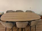 Deens ovale tafel te koop - 200 b x 100 d x 76 h cm, Huis en Inrichting, Tafels | Eettafels, 100 tot 150 cm, 200 cm of meer, Ophalen of Verzenden