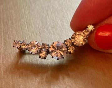 Vintage antieke strass rhinestones broche costume Jewelry beschikbaar voor biedingen