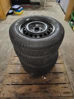 Semperit set winterbanden 175 70 R14 T op velg, Auto-onderdelen, Banden en Velgen, 14 inch, Gebruikt, 175 mm, Banden en Velgen