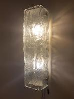 Vintage wandlamp van Kaiser Leuchten in Murano glas, Gebruikt, Mid Century Modern, Vintage design, Ophalen of Verzenden, Glas
