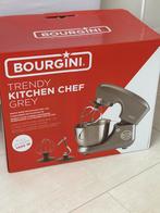 Bourgini Trendy Kitchen Chef - Grijs, 4 liter of meer, Nieuw, 3 snelheden of meer, Ophalen of Verzenden