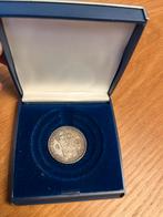 Zilveren Wilhelmina 1 Gulden 1929 in Doosje, Ophalen, 1 gulden, Zilver, Koningin Wilhelmina