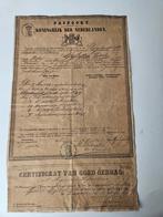 Oud Militair Paspoort Koninkrijk der Nederlanden, Ophalen of Verzenden, Gelezen