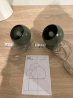 Groene Magnetische Wandlampen Set, Ophalen of Verzenden, Zo goed als nieuw, Metaal, Modern