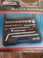 Etc tools doppenset doppendoos 24 delig 1/2 metrisch, Ophalen of Verzenden, Nieuw
