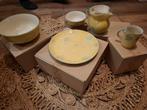 Geel groen servies, Ophalen of Verzenden, Nieuw, Overige stijlen, Bord(en)