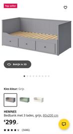Bedbank Ikea, Huis en Inrichting, Slaapkamer | Bedden, Ophalen, Overige materialen, Eenpersoons, 140 cm