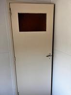 Jaren 70 slaapkamerdeur, Doe-het-zelf en Verbouw, Deuren en Horren, Ophalen, Gebruikt, Binnendeur, 200 tot 215 cm