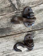 GIETIJZEREN MUURHAAK SCHARNIEREND NIEUW, Tuin en Terras, Tuinwanddecoratie, -, -, Nieuw, Ophalen of Verzenden