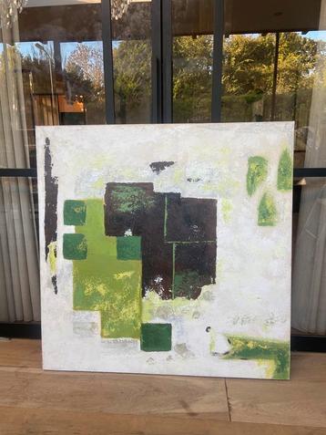 Abstract schilderij beschikbaar voor biedingen