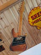 Reclame reclameplaat reclamebord  miller blik gitaar, Verzamelen, Ophalen, Zo goed als nieuw, Reclamebord