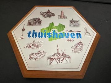 Thuishaven rotterdam 1980 wand bord 20 cm  beschikbaar voor biedingen
