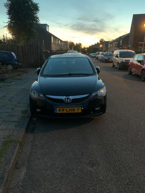 Honda Civic 1.3 95pk CVT 2010 Zwart, Auto's, Honda, Particulier, Civic, Hybride Elektrisch/Benzine, A, Sedan, Automaat, Origineel Nederlands